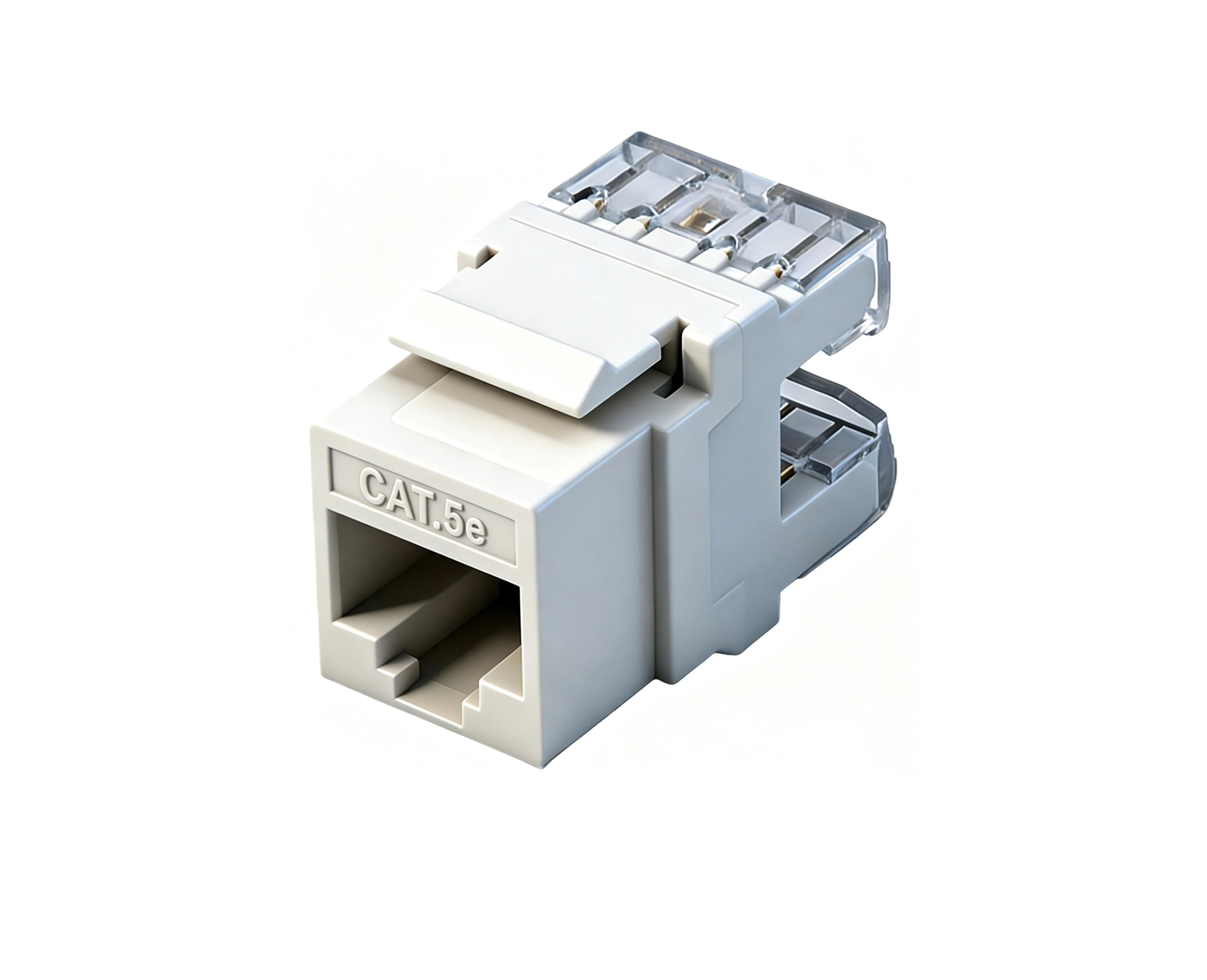 SKJ-F32101 Cat.5e RJ45 (8P8C) 180 度非屏蔽