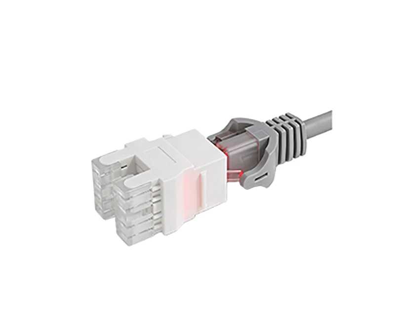 SKJ-F32101-LED-1 Cat.5e RJ45 (8P8C) 180 度非屏蔽