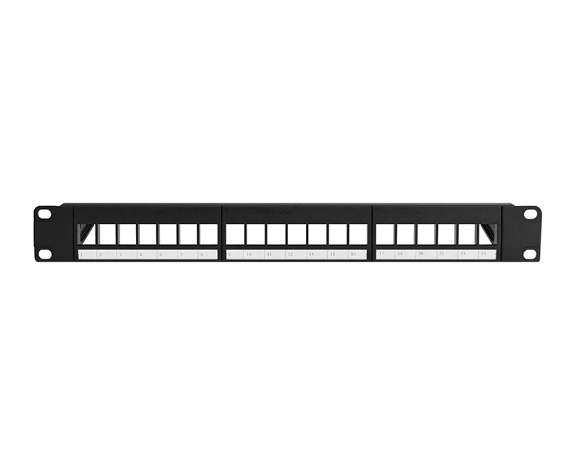 SPP-046201-1 UTP 空白配线板 24 端口带线材管理器
